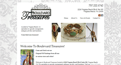 Desktop Screenshot of boulevardtreasures.com